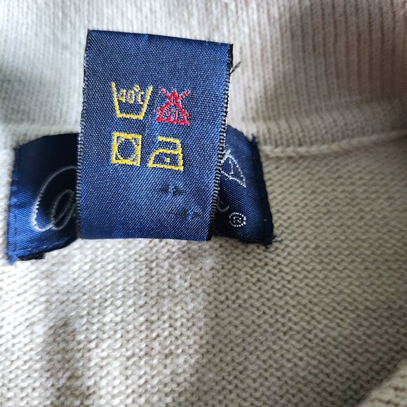 Arnold Palmer Cardigan Sweater Size Medium (40) Knit Full Zip with Pockets - Picture 8 of 12